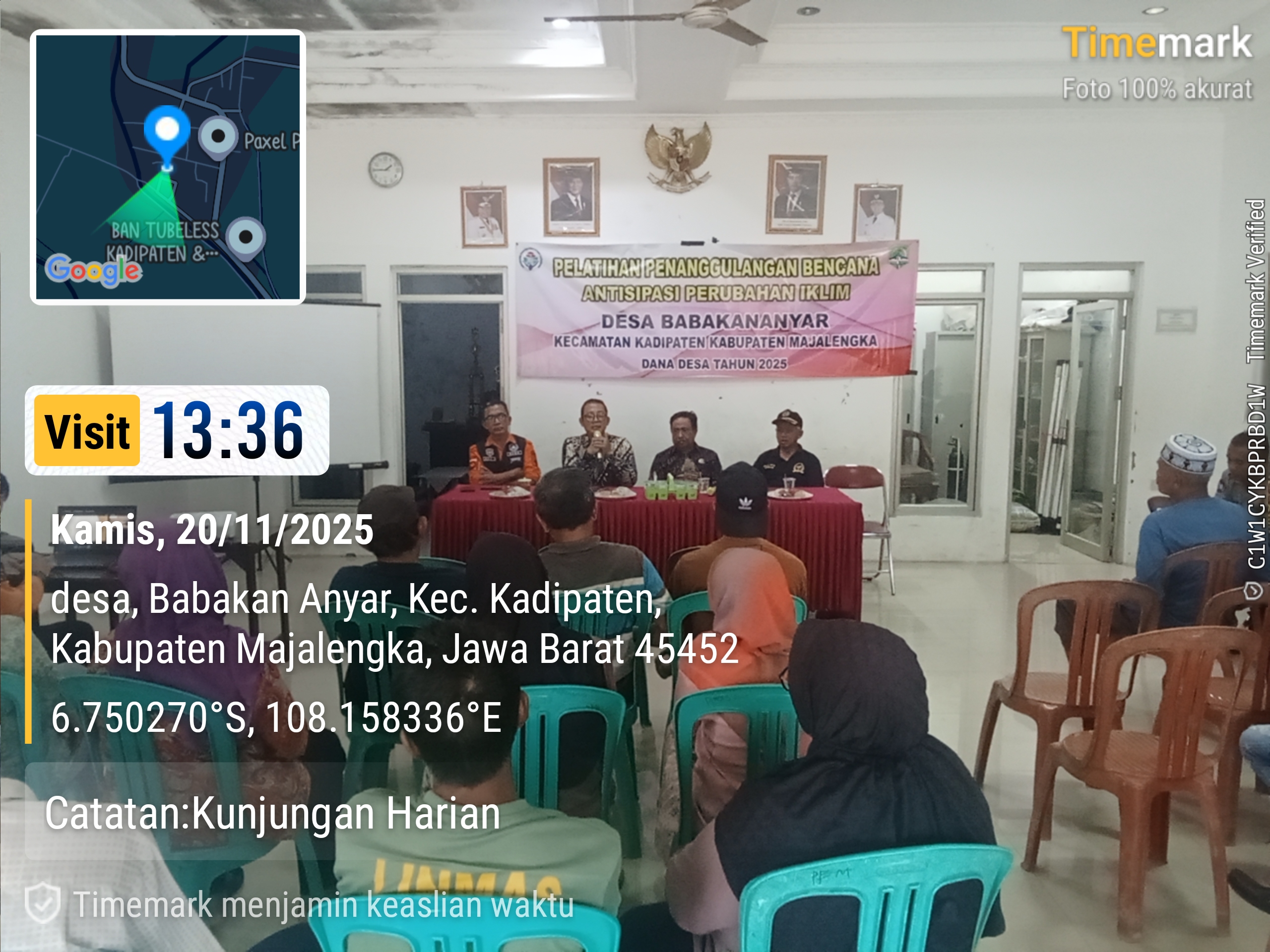 ACARA PELATIHAN PENANGGULANGAN BENCANA ANTISIPASI PERUBAHAN IKLIM